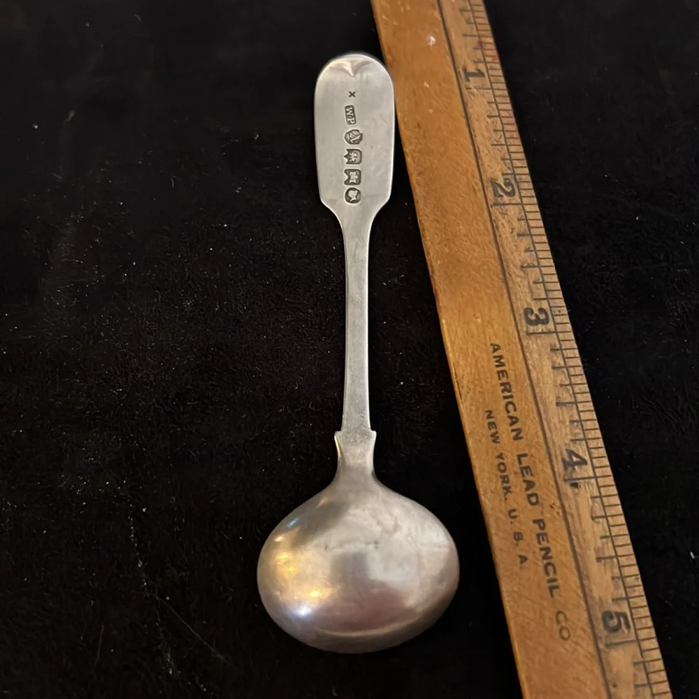 Sterling Silver antique small ladle William Page spoon
